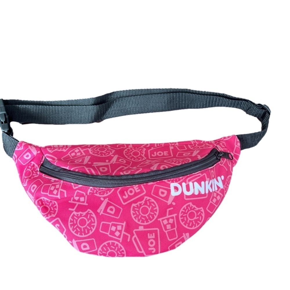 New Dunkin Pink Fanny Pack.  Donut and Cup design.